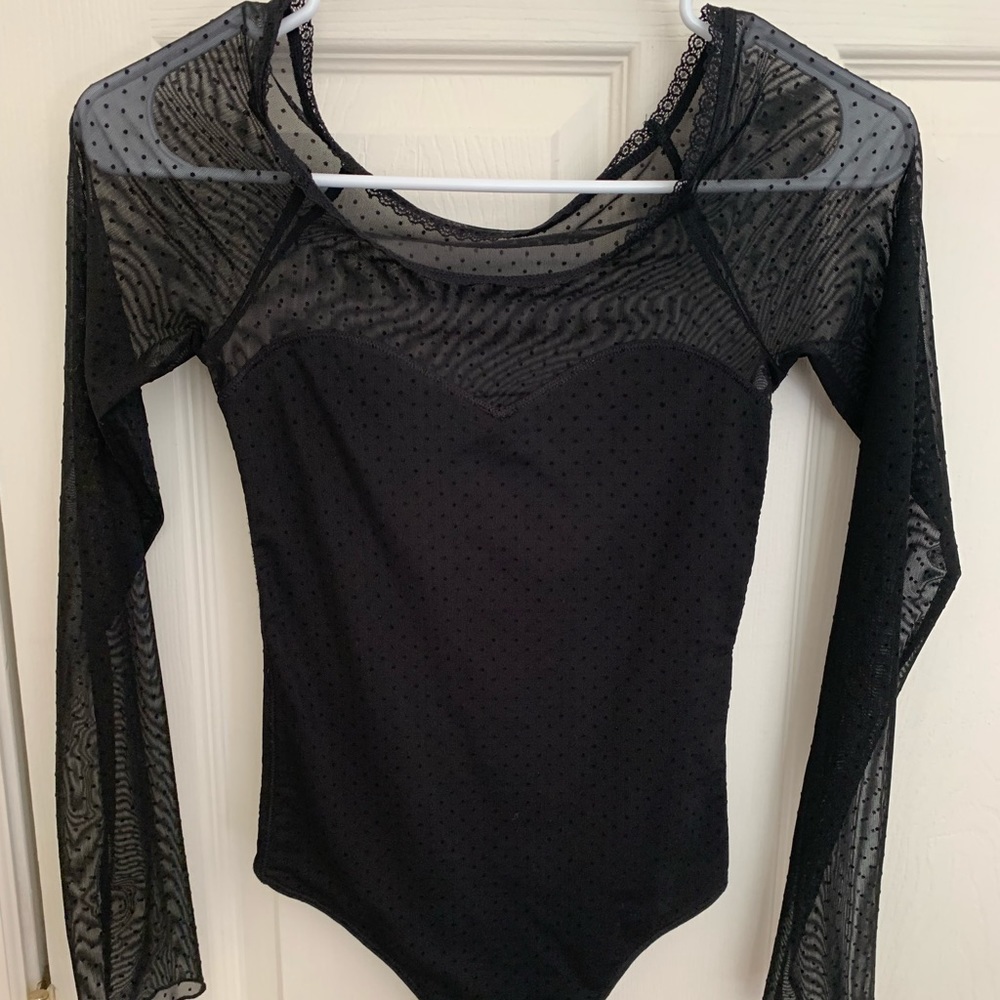Black Abercrombie body suit